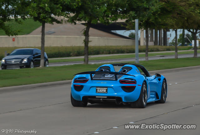 Porsche 918 Spyder spotted in Dallas, Texas