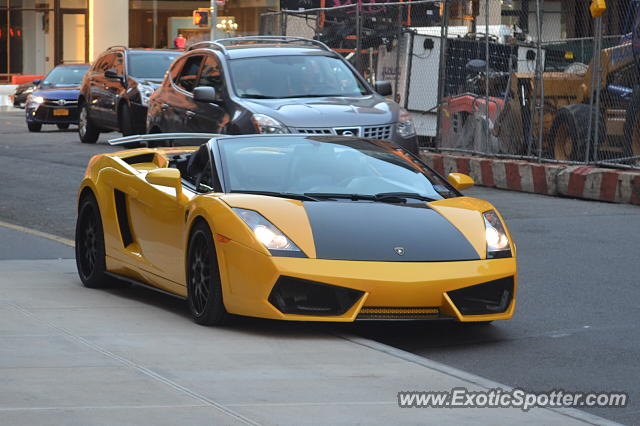 Lamborghini Gallardo spotted in Manhattan, New York