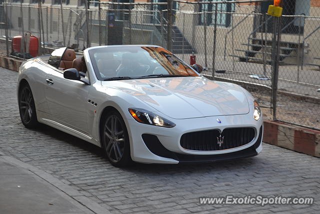 Maserati GranCabrio spotted in Manhattan, New York