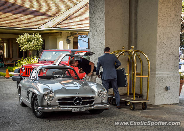 Mercedes 300SL spotted in Pebble Beach, California