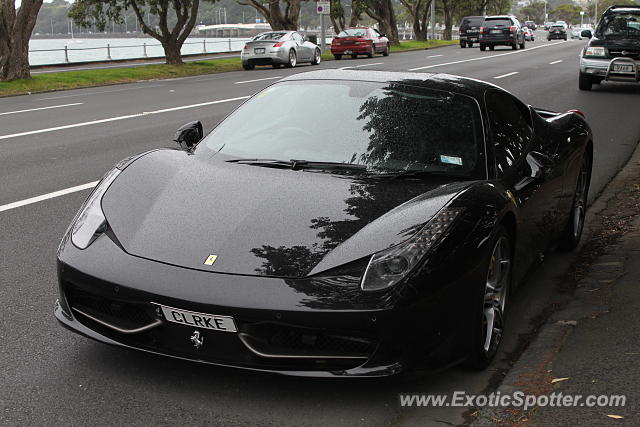 Ferrari 458 Italia spotted in Auckland, New Zealand