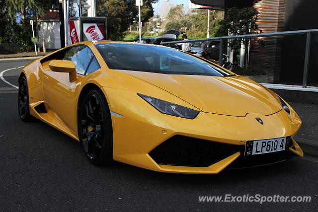 Lamborghini Huracan spotted in Auckland, New Zealand