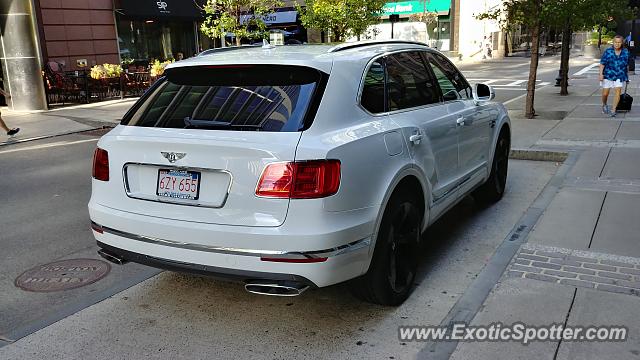 Bentley Bentayga spotted in Boston, Massachusetts