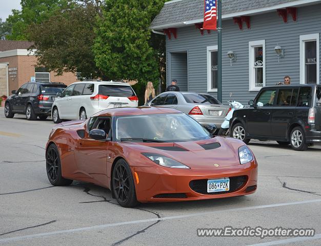 Lotus Evora spotted in Elkhart Lake, Wisconsin