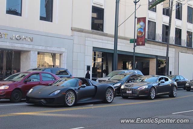 Aston Martin Rapide spotted in Beverly Hills, California