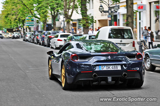 Ferrari 488 GTB spotted in Düsseldorf, Germany