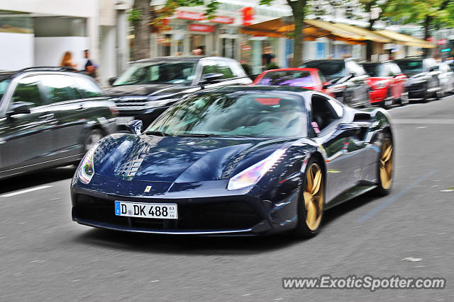 Ferrari 488 GTB spotted in Düsseldorf, Germany