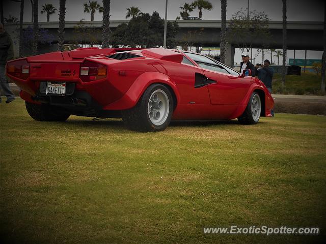 Lamborghini Countach spotted in Downtown SD, California