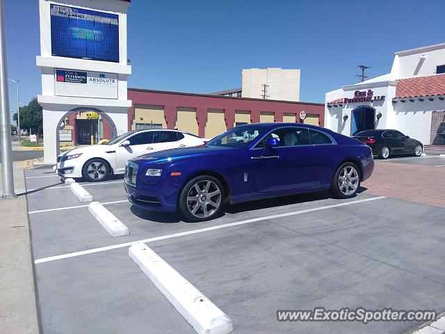 Rolls-Royce Wraith spotted in Albuquerque, United States