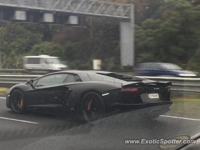 Lamborghini Aventador spotted in Auckland, New Zealand