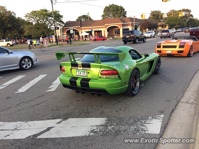 Dodge Viper spotted in Birmingham, Michigan