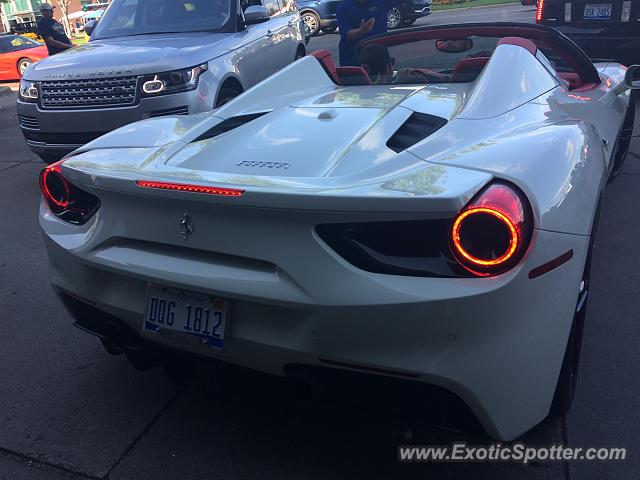 Ferrari 488 GTB spotted in Birmingham, Michigan