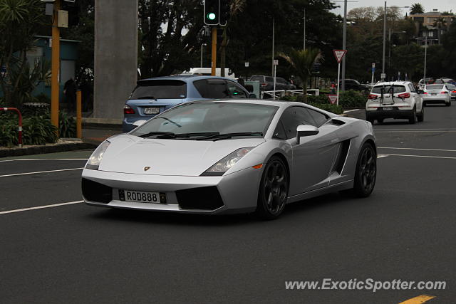 Lamborghini Gallardo spotted in Auckland, New Zealand