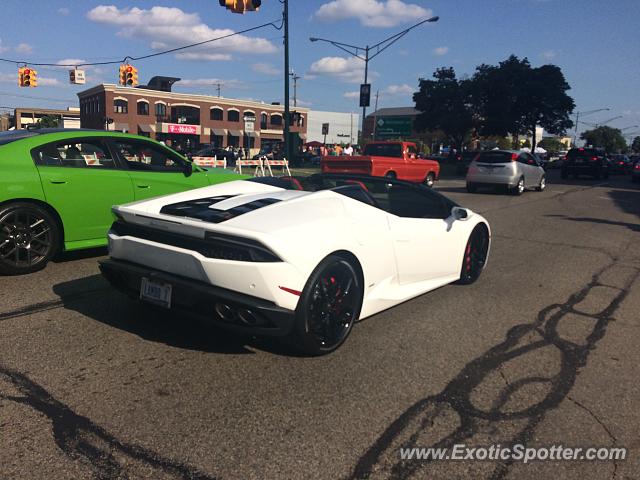 Lamborghini Huracan spotted in Birmingham, Michigan