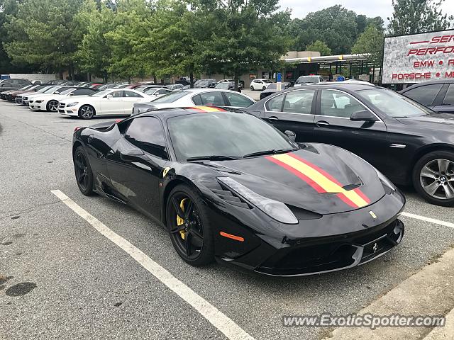 Ferrari 458 Italia spotted in Norcross, Georgia