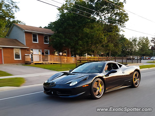 Ferrari 458 Italia spotted in London, Ontario, Canada