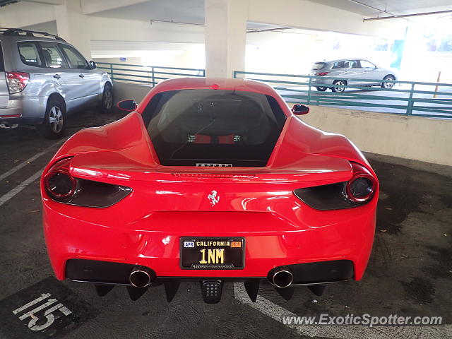 Ferrari 488 GTB spotted in San Mateo, California