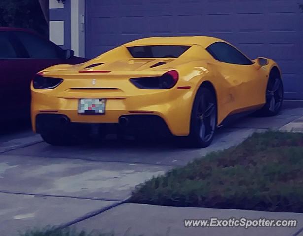 Ferrari 488 GTB spotted in Riverview, Florida