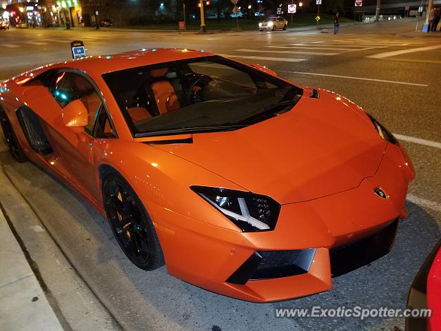 Lamborghini Aventador spotted in Minneapolis, Minnesota