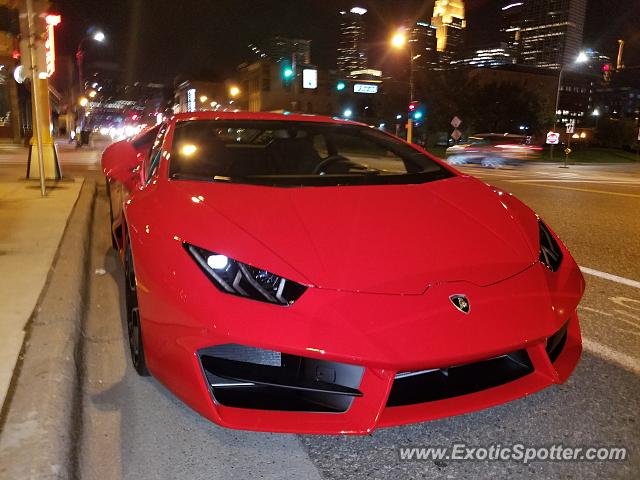 Lamborghini Huracan spotted in Minneapolis, Minnesota