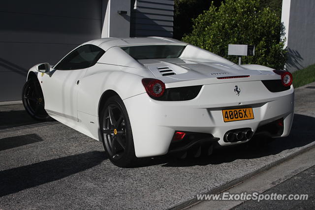 Ferrari 458 Italia spotted in Auckland, New Zealand