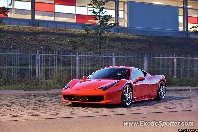 Ferrari 458 Italia spotted in Warsaw, Poland