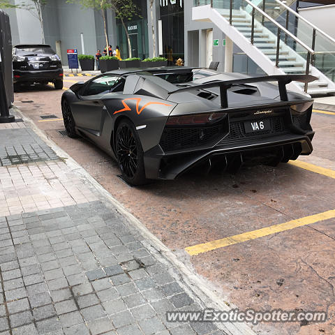 Lamborghini Aventador spotted in Kuala Lumpur, Malaysia