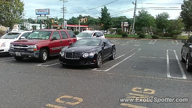 Bentley Continental spotted in Brick, New Jersey