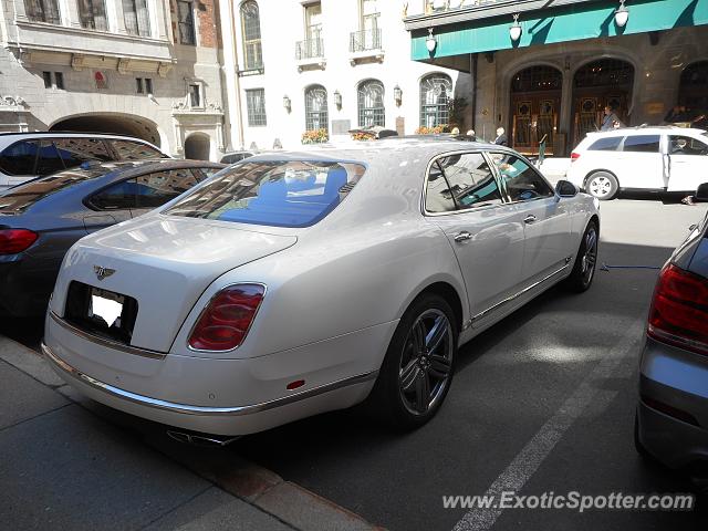 Bentley Mulsanne spotted in Quebec, Canada