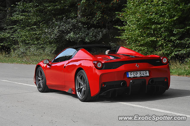 Ferrari 458 Italia spotted in Random road, Sweden