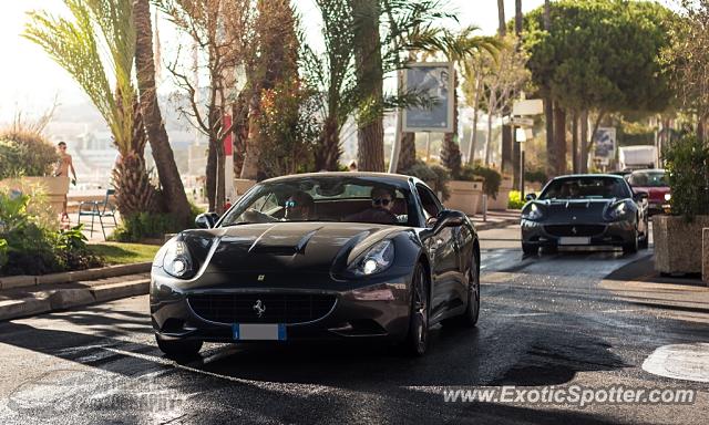 Ferrari California spotted in Cannes, France