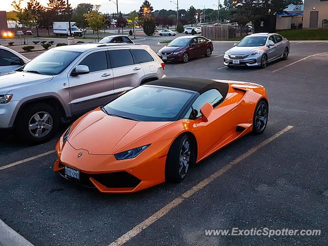 Lamborghini Huracan spotted in London, Ontario, Canada