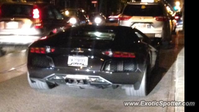 Lamborghini Aventador spotted in Toronto, Canada