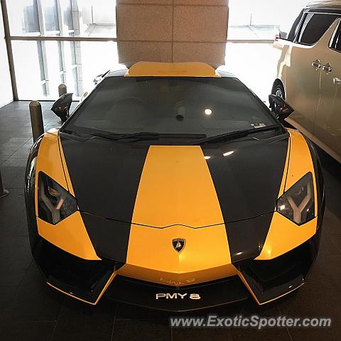 Lamborghini Aventador spotted in Kuala Lumpur, Malaysia