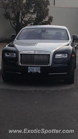 Rolls-Royce Ghost spotted in Toronto, Canada