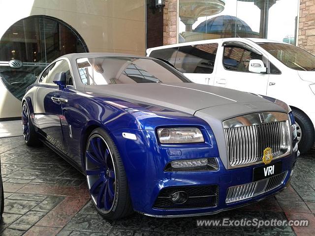 Rolls-Royce Wraith spotted in Kuala Lumpur, Malaysia