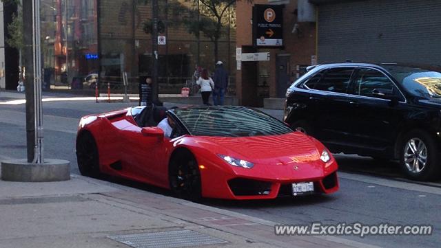 Lamborghini Huracan spotted in Toronto, Canada