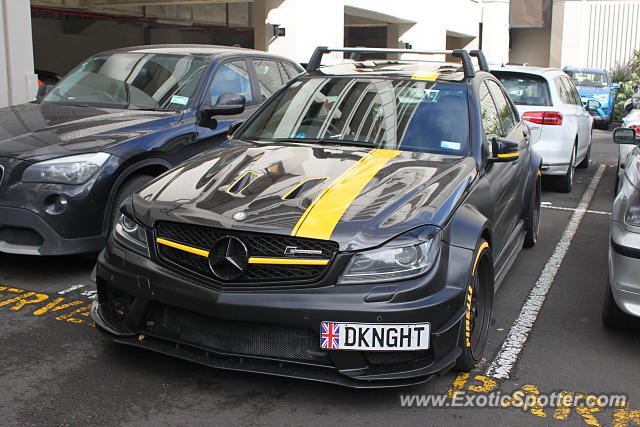 Mercedes C63 AMG Black Series spotted in Auckland, New Zealand