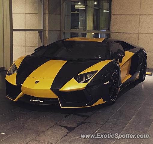 Lamborghini Aventador spotted in Kuala Lumour, Malaysia