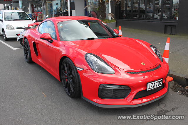 Porsche Cayman GT4 spotted in Auckland, New Zealand