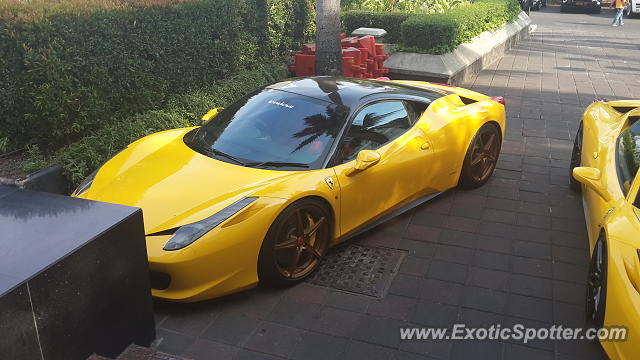 Ferrari 458 Italia spotted in Jakarta, Indonesia