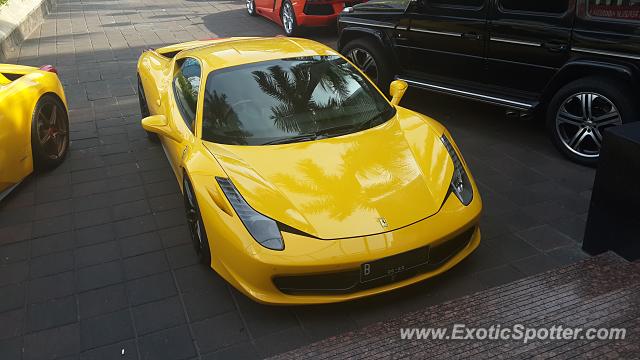 Ferrari 458 Italia spotted in Jakarta, Indonesia