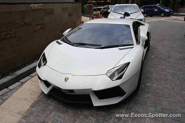 Lamborghini Aventador spotted in Kuala Lumpur, Malaysia