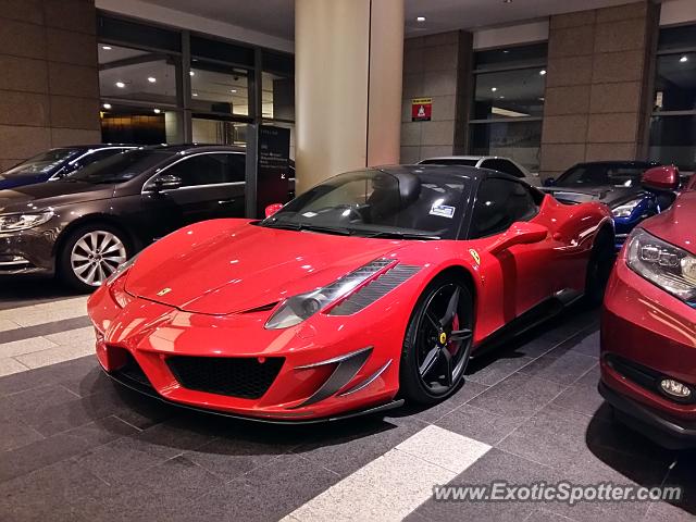 Ferrari 458 Italia spotted in Kuala Lumpur, Malaysia