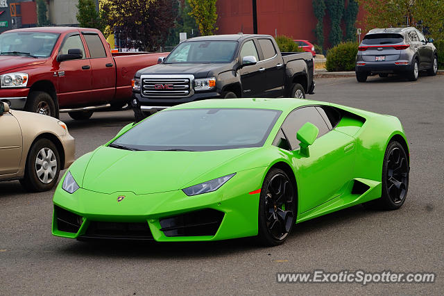 Lamborghini Huracan spotted in Calgary, Canada