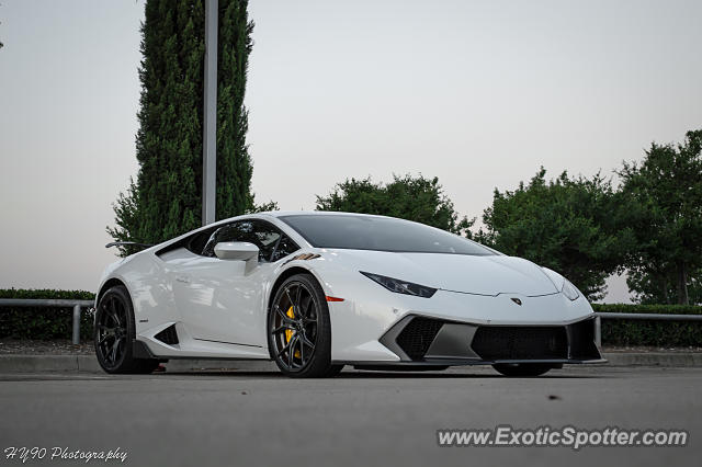 Lamborghini Huracan spotted in Dallas, Texas