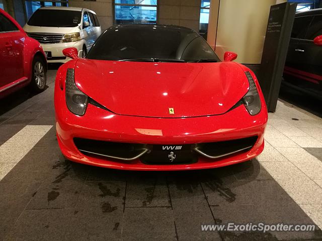 Ferrari 458 Italia spotted in Kuala Lumpur, Malaysia