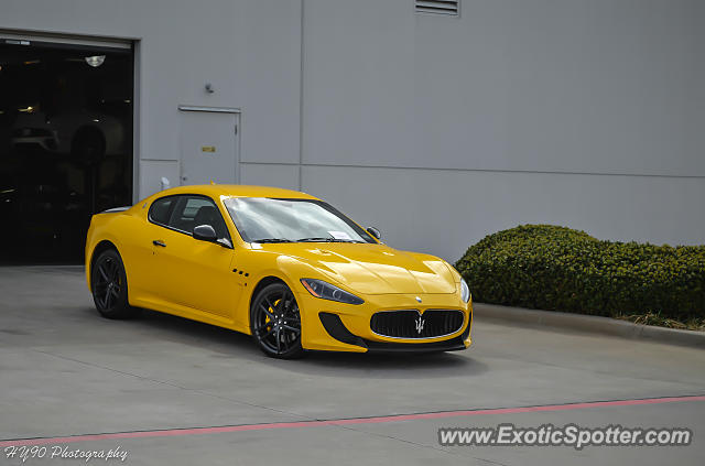 Maserati GranTurismo spotted in Dallas, Texas