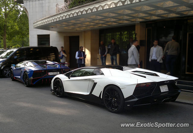 Lamborghini Aventador spotted in London, United Kingdom