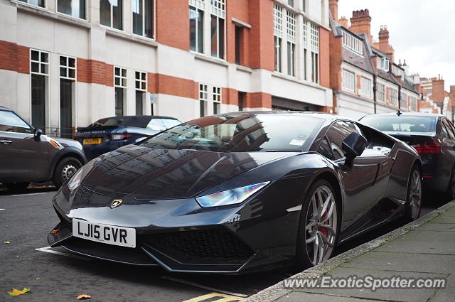 Lamborghini Huracan spotted in London, United Kingdom